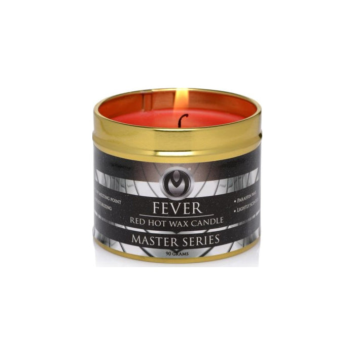 Master Series Fever Red Hot Wax Candle, Red