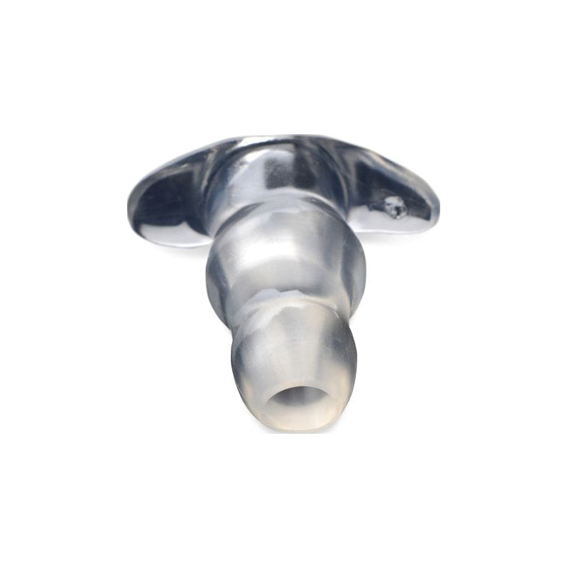 Master Series Clear View Hollow Anal Plug, Medium