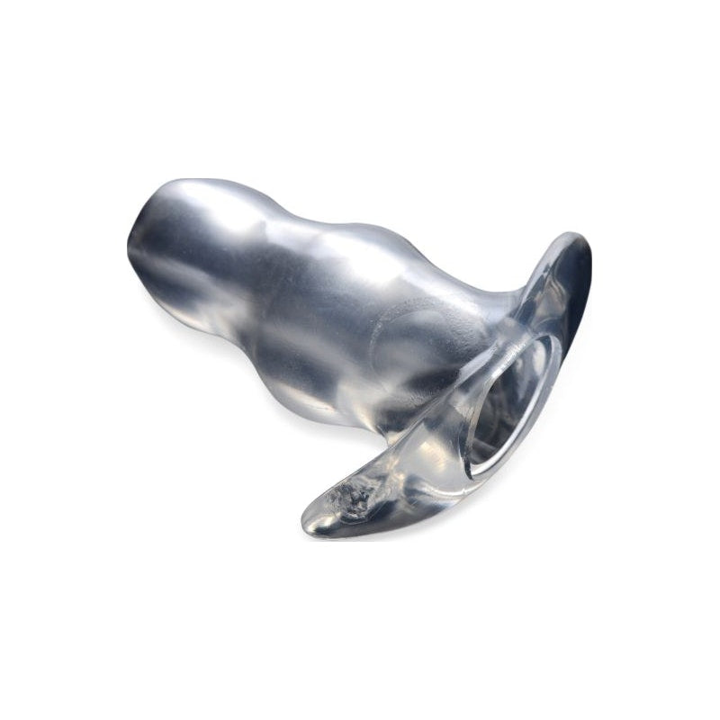 Master Series Clear View Hollow Anal Plug, Medium
