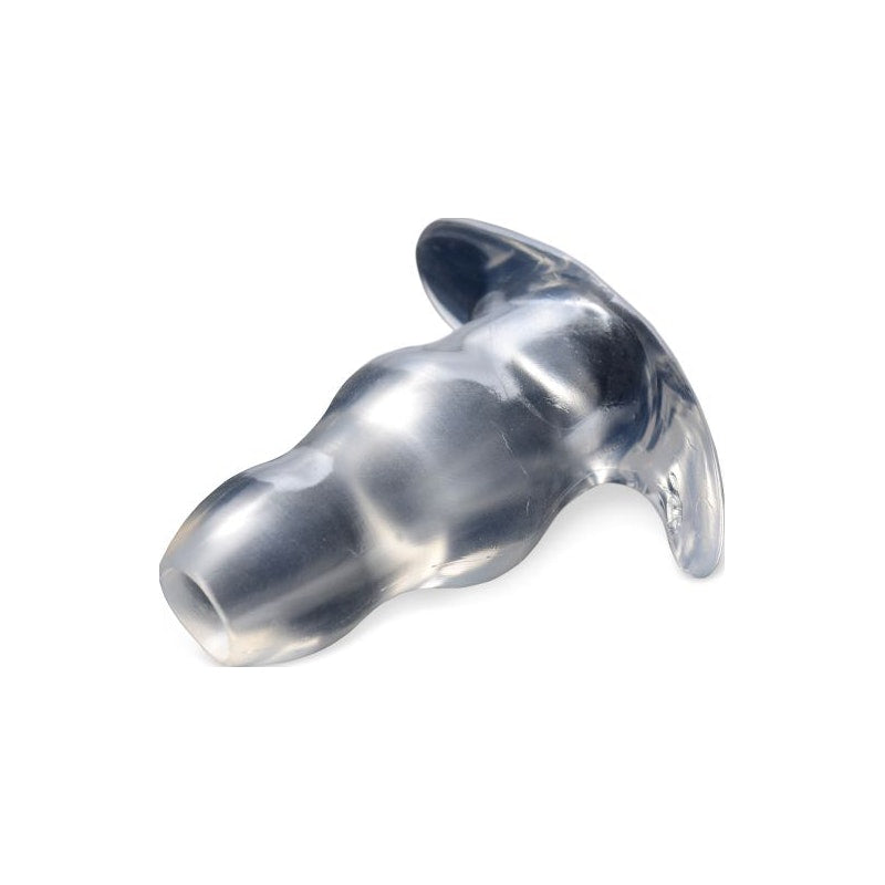 Master Series Clear View Hollow Anal Plug, Medium
