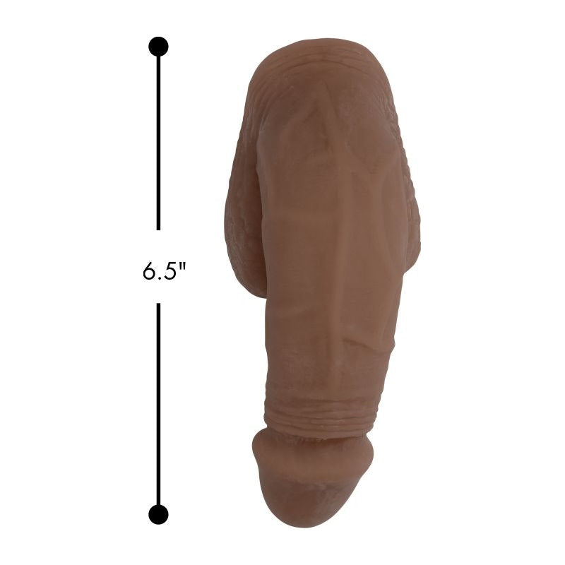 Strap U Large Bulge Soft Packer Dildo, 6.5"/17cm, Flesh