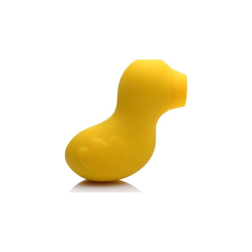 Shegasm Sucky Ducky Yellow clitoral stimulator side view
