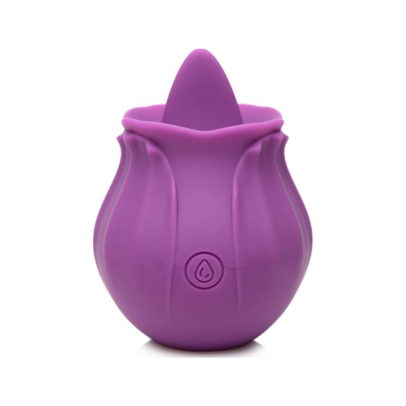 Inmi Bloomgasm Wild Violet 10X Licking Clit Stimulator, Purple