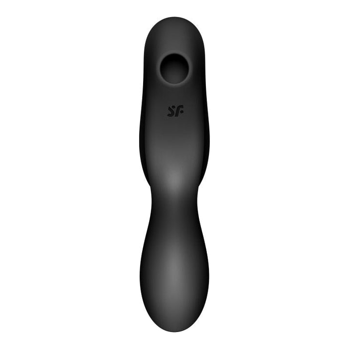 Satisfyer Curvy Trinity 2 Insertable Air Pulse Vibrator, Black