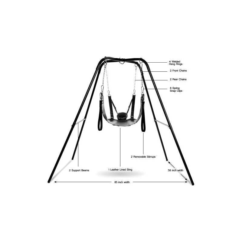 Strict Extreme Sling and Swing Stand, Black