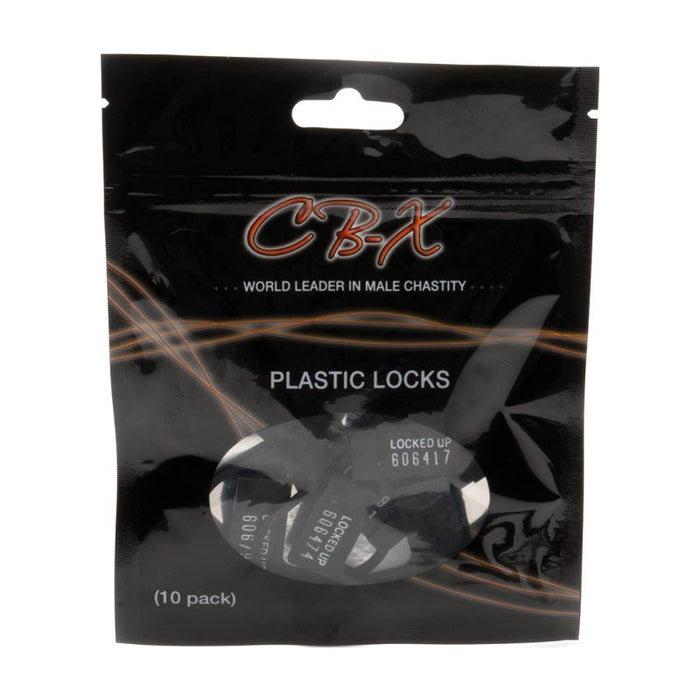 Cockcage Plastic Locks 10pc - CB-X