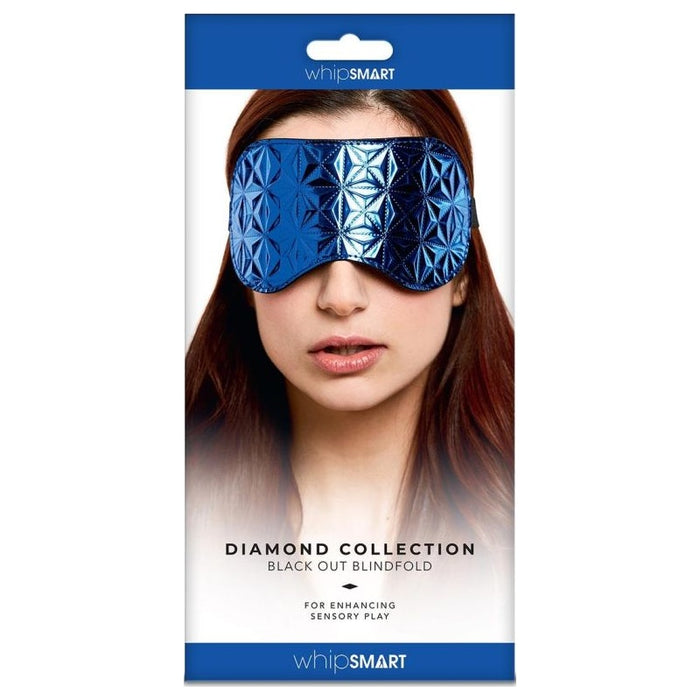 Whip Smart Diamond Blindfold Blue