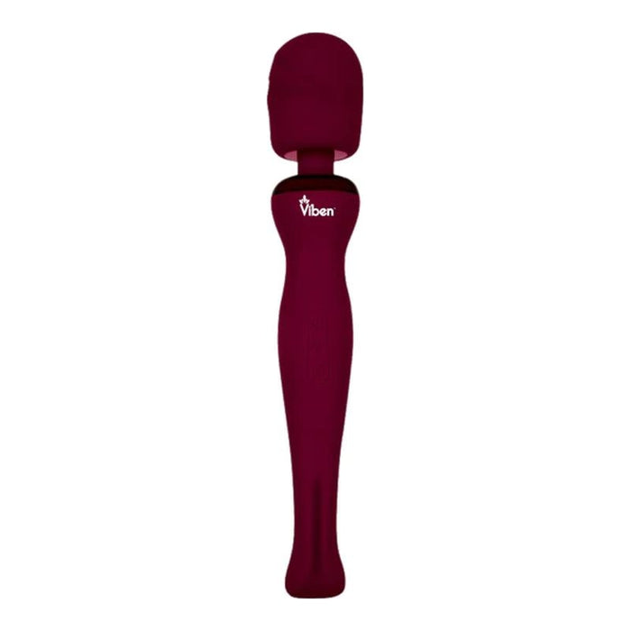 Viben Sultry Rechargeable Wand Massager, Ruby