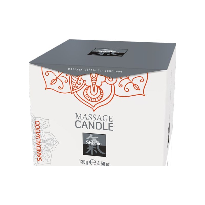 Shiatsu Massage Candle, Sandalwood, 130g