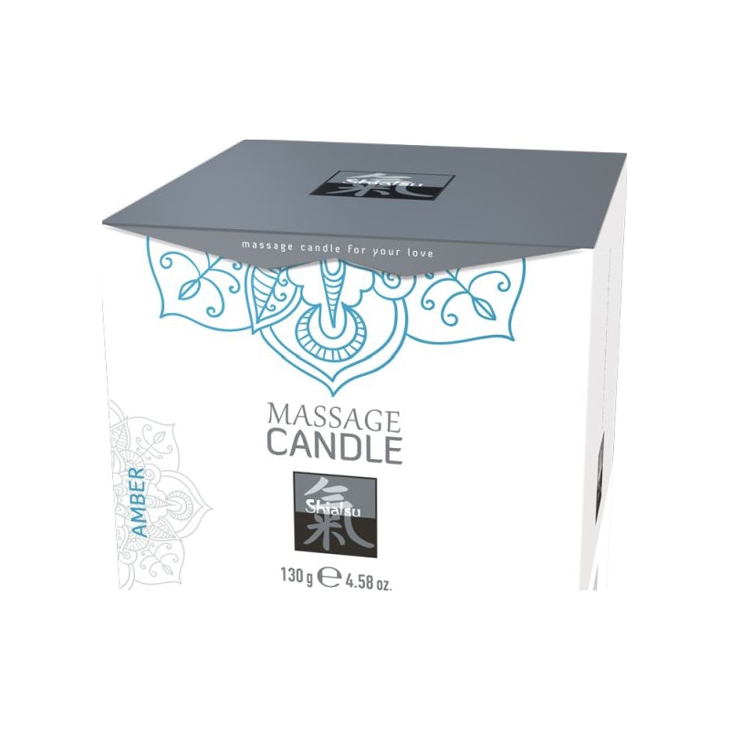 Shiatsu Massage Candle, Amber, 130g