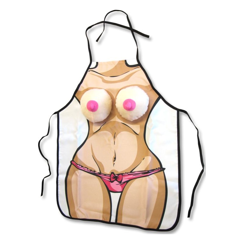 Novelty Boobie Apron, One Size