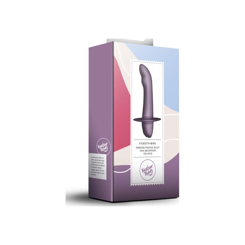 SugarBoo Tickety-Boo Anal Massager Vibrator, Mauve
