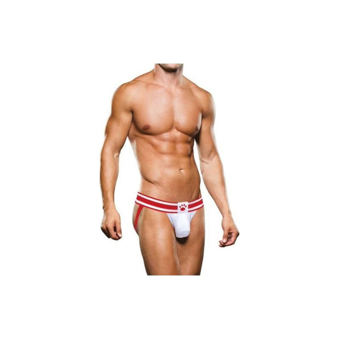 Prowler Jock, White/Red, S-XL