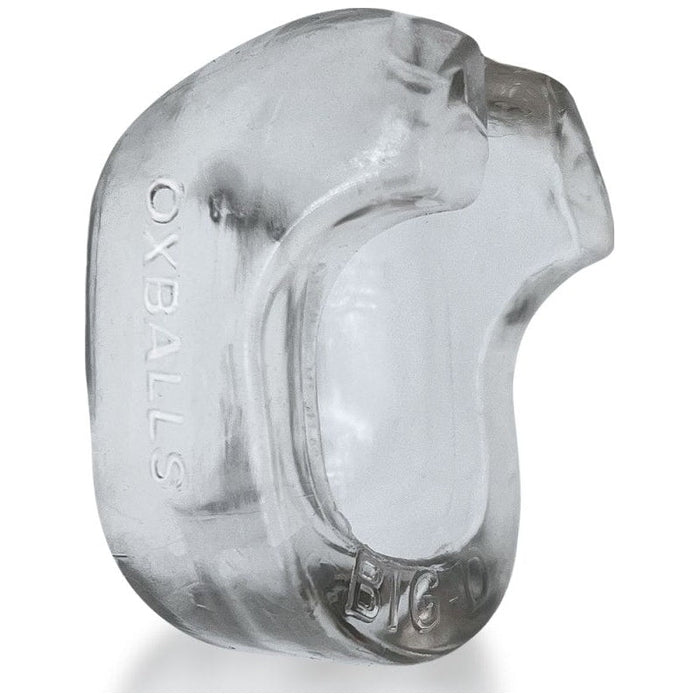 OxBalls Big D Shaft Grip Cock Ring, Clear