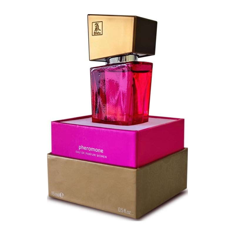 Shiatsu Pheromone Fragrance for Women, Pink, 15ml