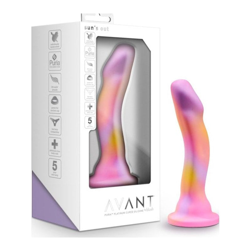 Avant 'Suns Out' Butt Plug, 7.5"/19cm, Pink