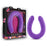 Ruse Silicone Slim 18in Purple Double Dong