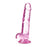 Naturally Yours 7" Crystaline Dildo Rose