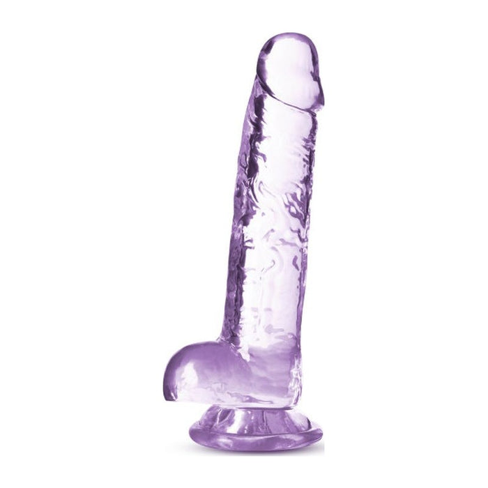 Naturally Yours 7" Crystaline Dildo Amethyst
