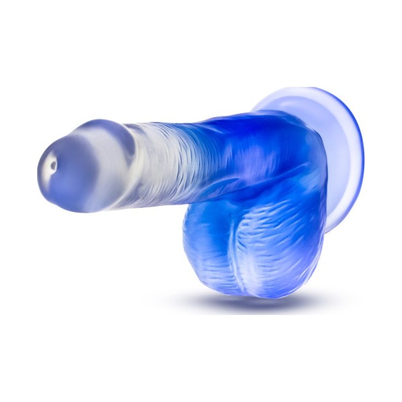 B Yours Morning Dew Dildo, 6in/15cm, Stella Blue
