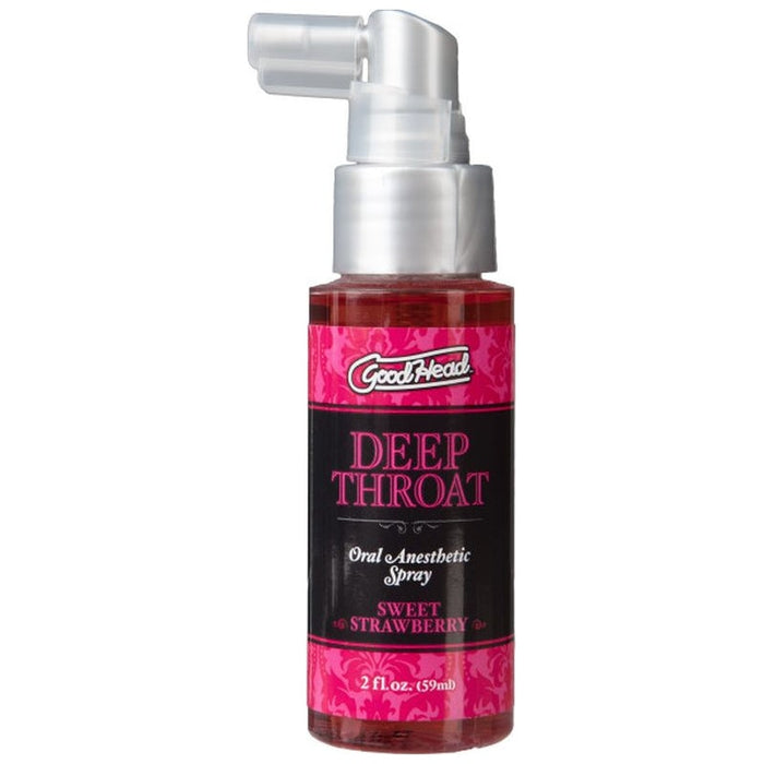 Doc Johnson GoodHead Deep Throat Spray, Strawberry, 59ml