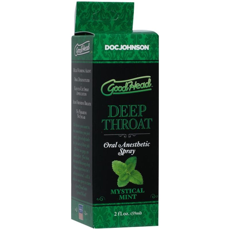 Doc Johnson GoodHead Deep Throat Spray, Mint, 59ml