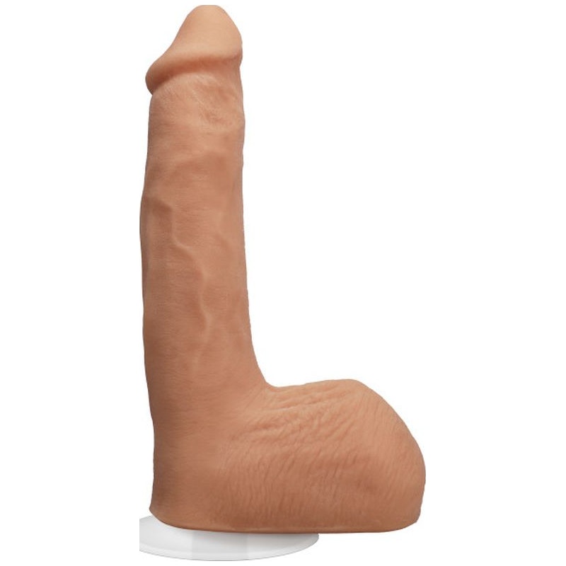Signature Cocks Seth Gamble Ultraskyn Cock, 8in (20cm), Vanilla