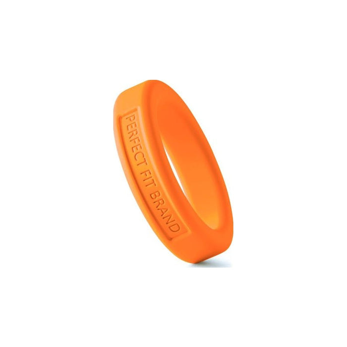 Perfect Fit Classic Silicone Medium Stretch Penis Ring, 36mm, Orange