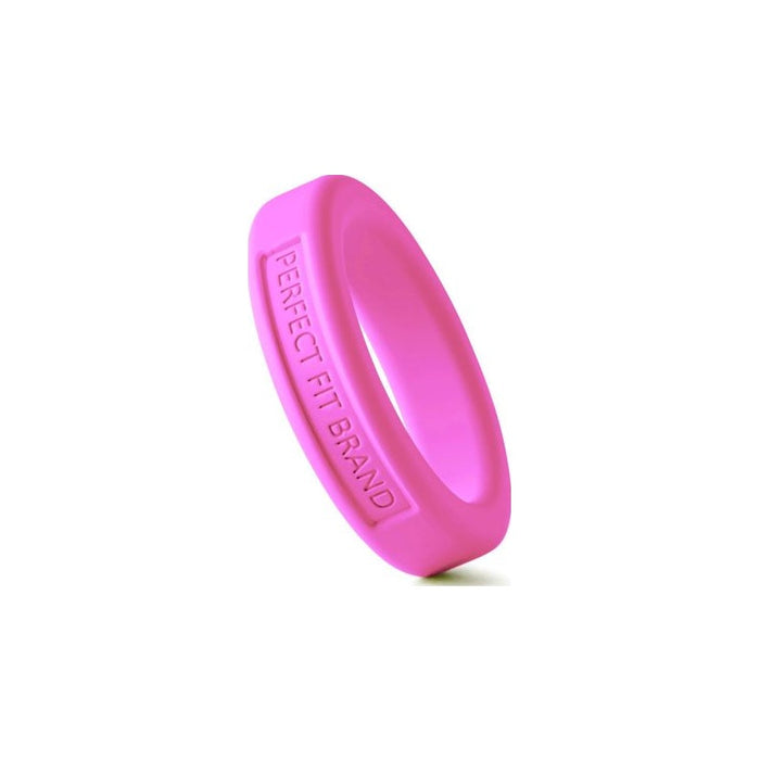 Perfect Fit Classic Silicone Medium Stretch Penis Ring, 36mm, Pink