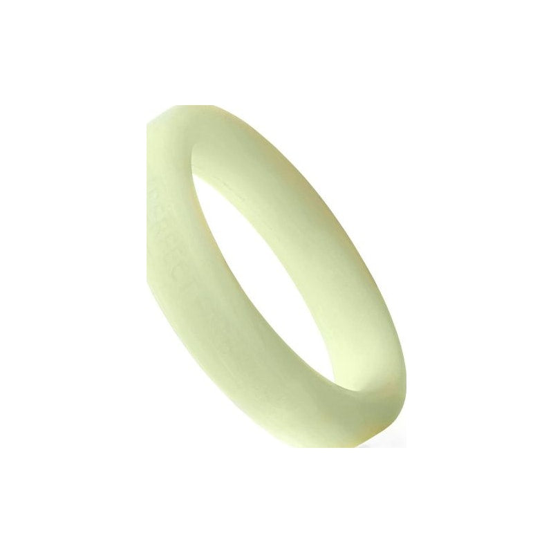 Perfect Fit Classic Silicone Medium Stretch Penis Ring, 44mm, Glow In The Dark