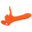 PerfectFit Zoro Strap-On 6.5in/17cm, Orange