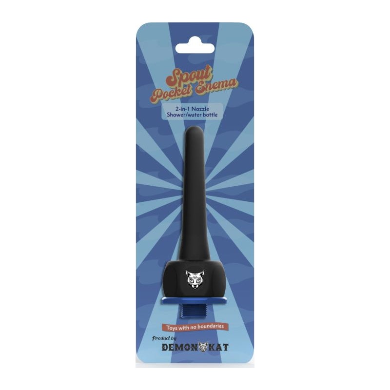 Demon Kat Spout Pocket Enema, 10cm