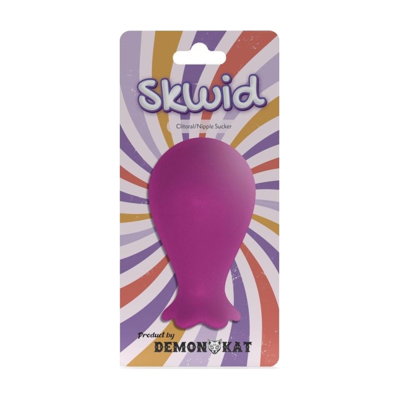 Demon Kat Skwid Suction Toy, Purple