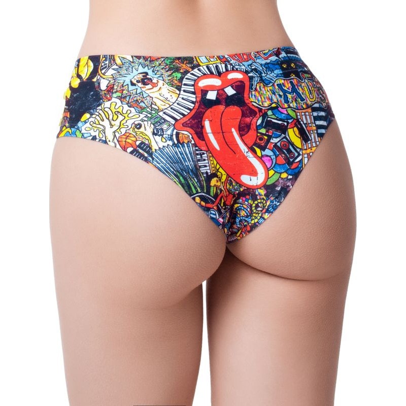 Psychotropical Trash Thong, Small - MeMeMe Lingerie