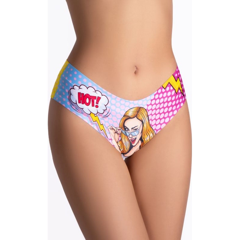 Comics Hot Girl Slip, Large - MeMeMe Lingerie