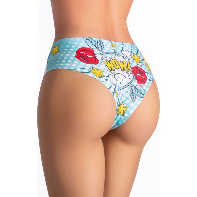 Comics Beach Girl Slip, Small - MeMeMe Lingerie