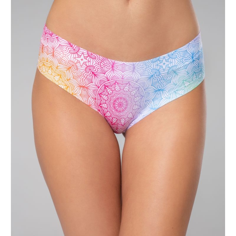 Mandala Happiness Thong, Large - MeMeMe Lingerie