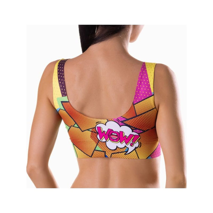 Comics Hot Crop Top Small - MeMeMe Lingerie