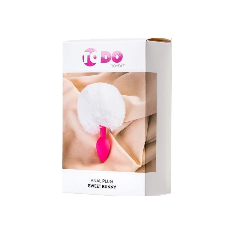 ToDo Sweet Bunny Anal Plug, 13cm, White