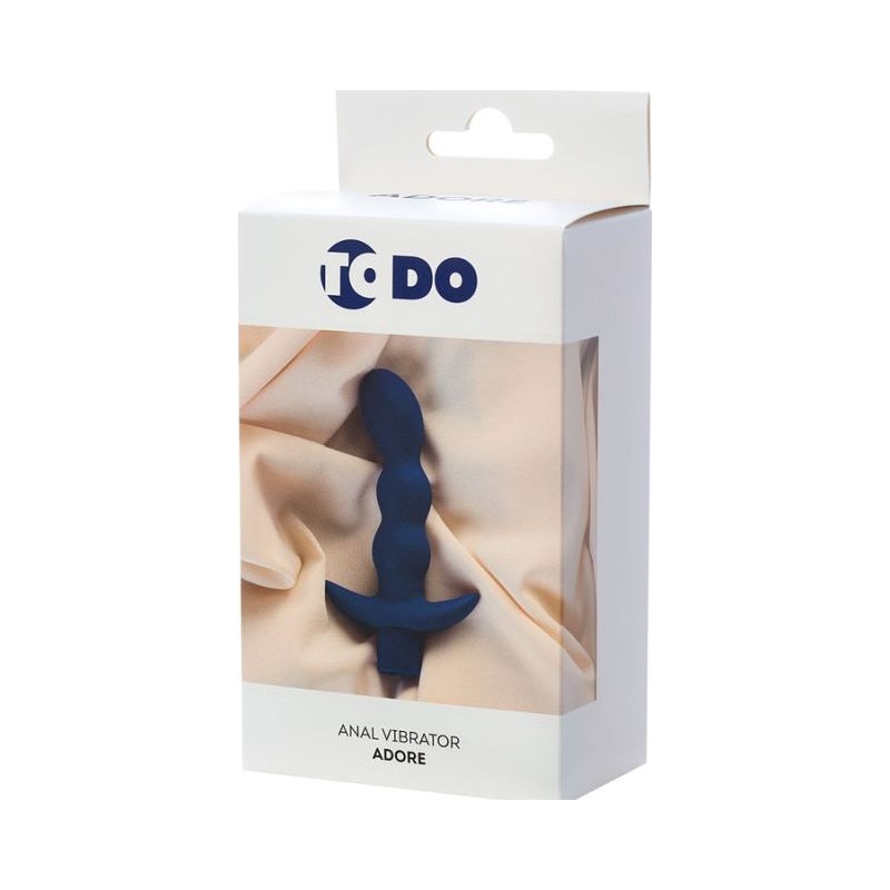 ToDo Adore Anal Vibrator, 15cm, Blue