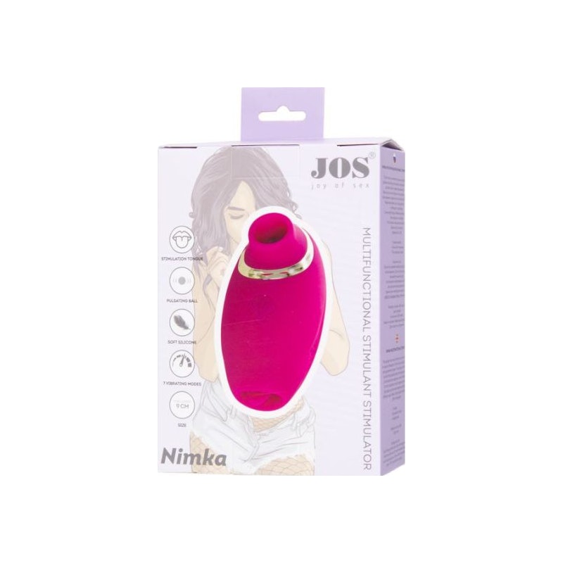 JOS 'Nimka' Air Pulse Wave Stimulator, Pink
