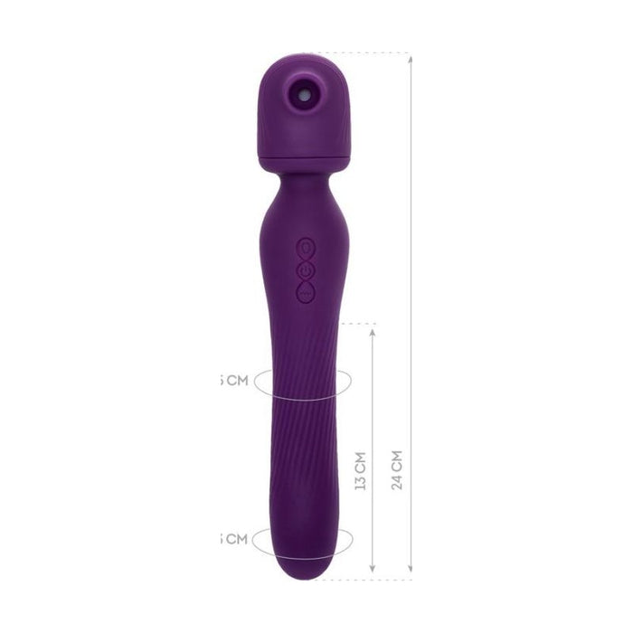 JOS Kisom 2-in-1 Stimulator Wand, Violet