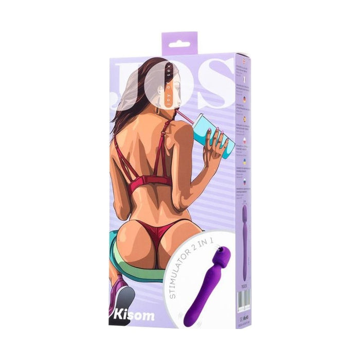 JOS Kisom 2-in-1 Stimulator Wand, Violet