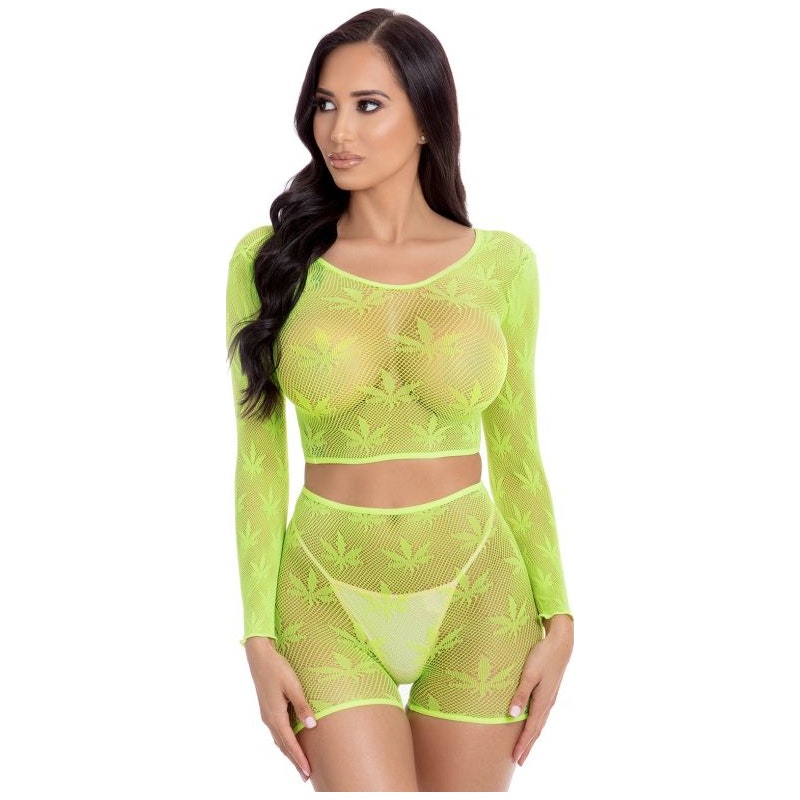 Leaf It To Me Short Set Orange