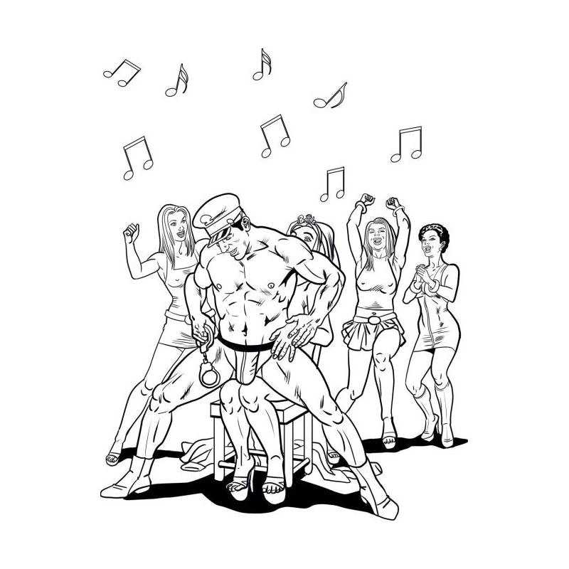 Bachelorette Party Colouring Book - Wood Rocket