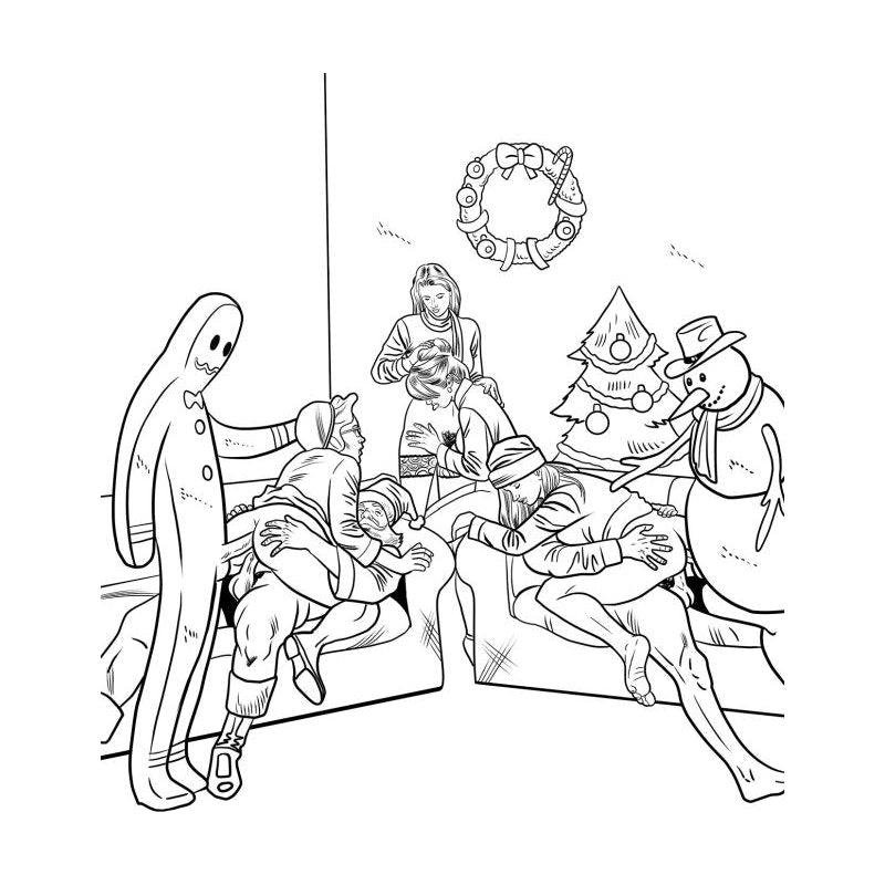 The Dirtiest Christmas Colouring Book Ever - Wood Rocket