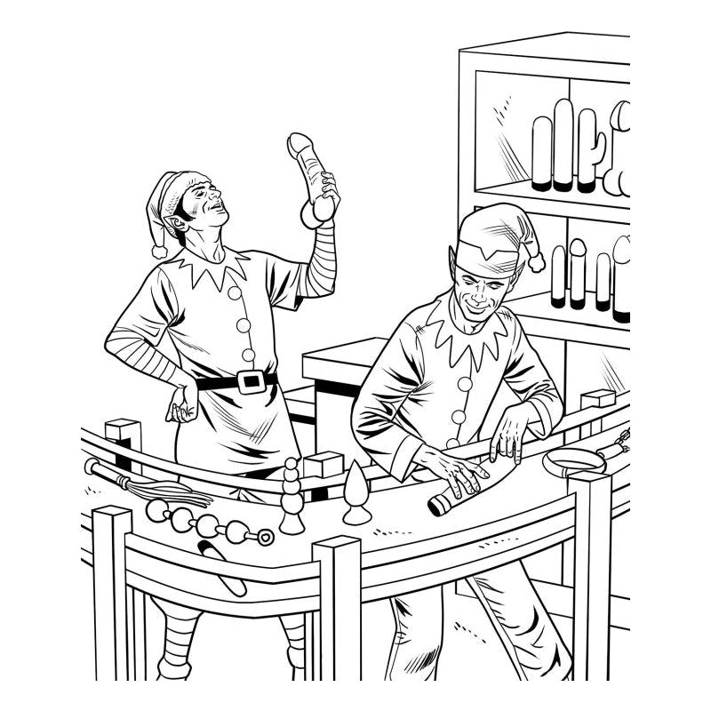 The Dirtiest Christmas Colouring Book Ever - Wood Rocket