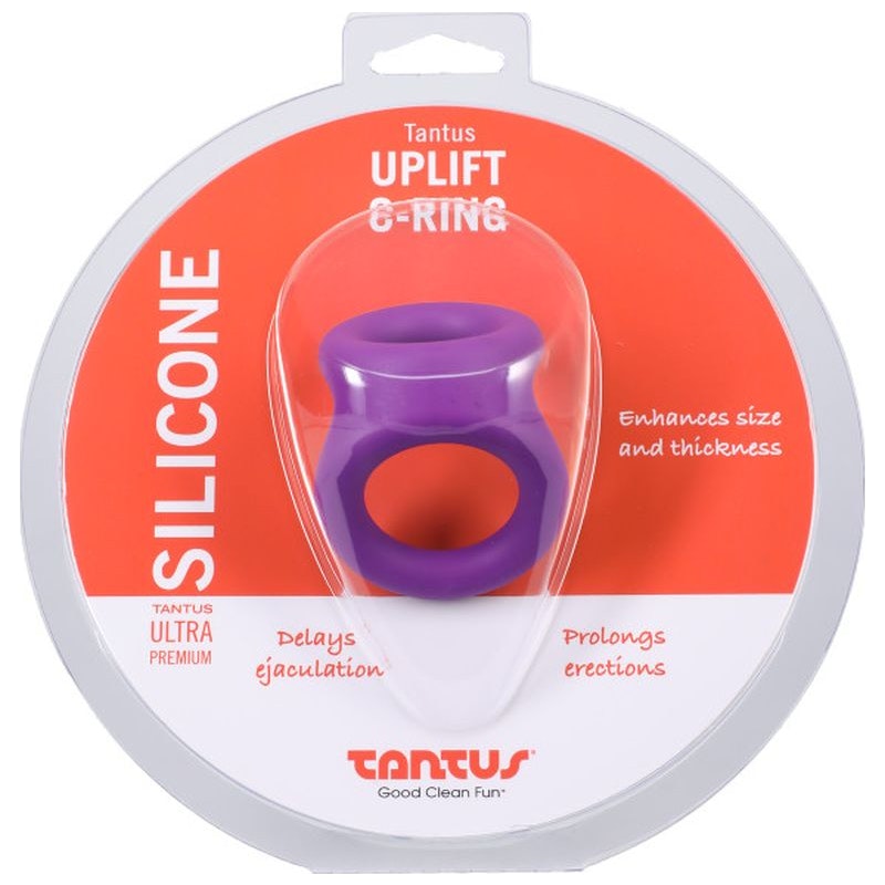 Tantus Uplift Silicone Cock Ring, Lilac