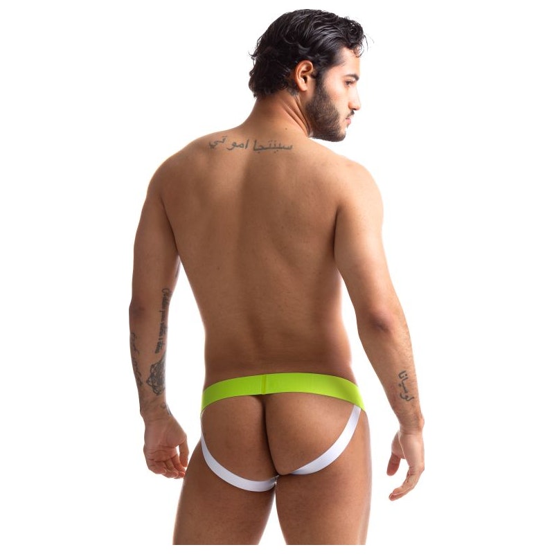 Sport Fucker Jersey Jock, S/M/L, Green/White