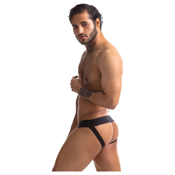 Sport Fucker Jersey Jock, S/M/L, Black/Green